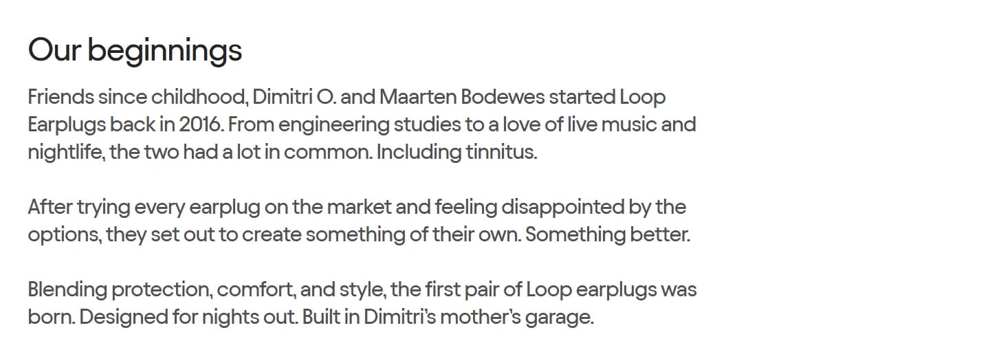 Loop: Our beginnings