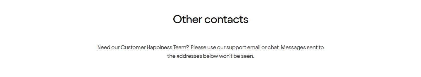 Loop: Other contacts