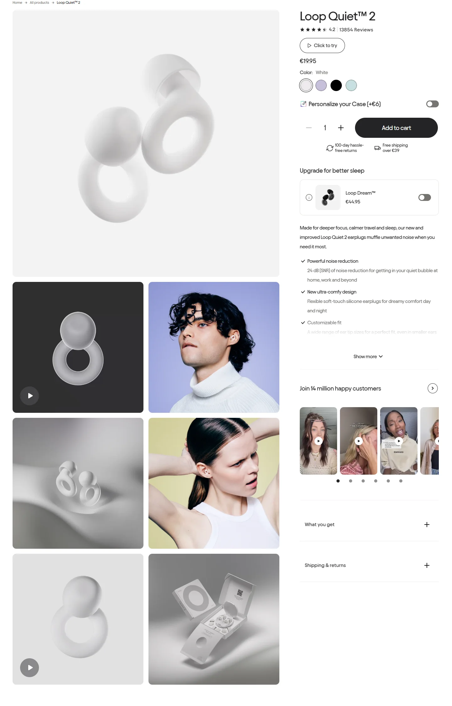 Loop: Product information