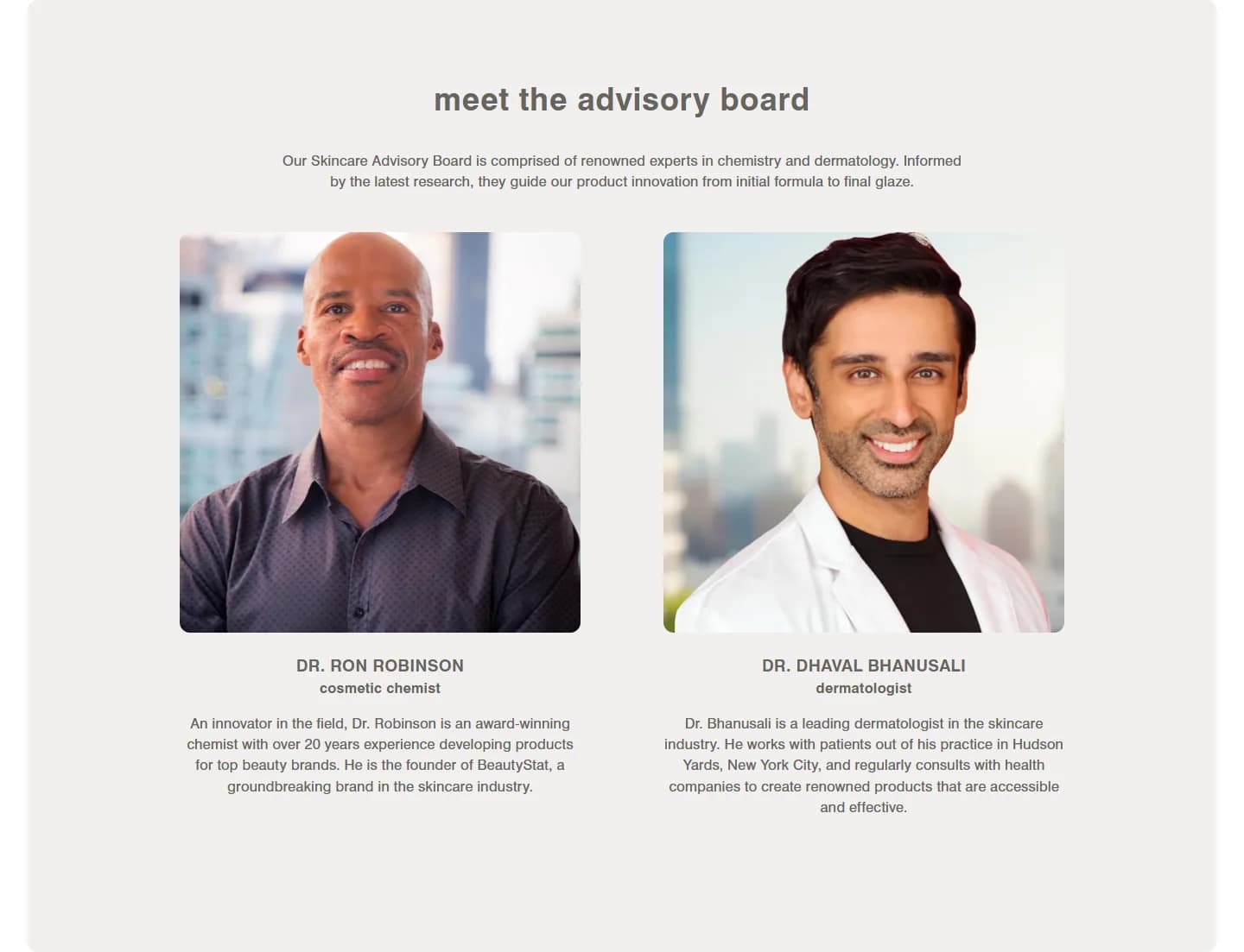Rhode: Advisory board