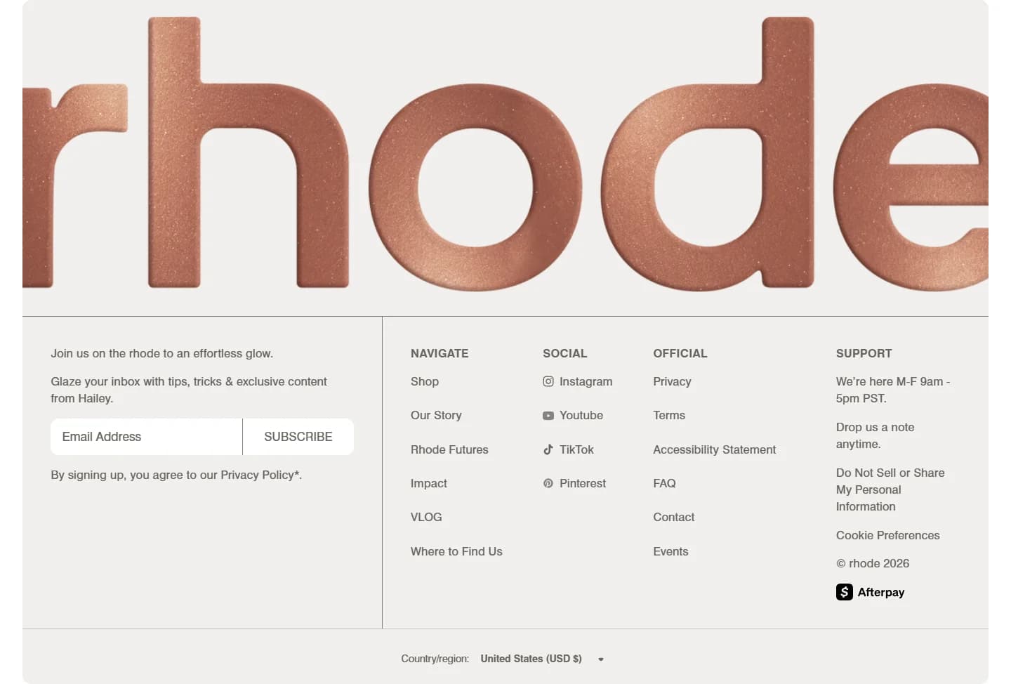 Rhode: Newsletter